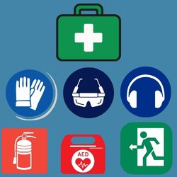 Fist aid & safety PPE